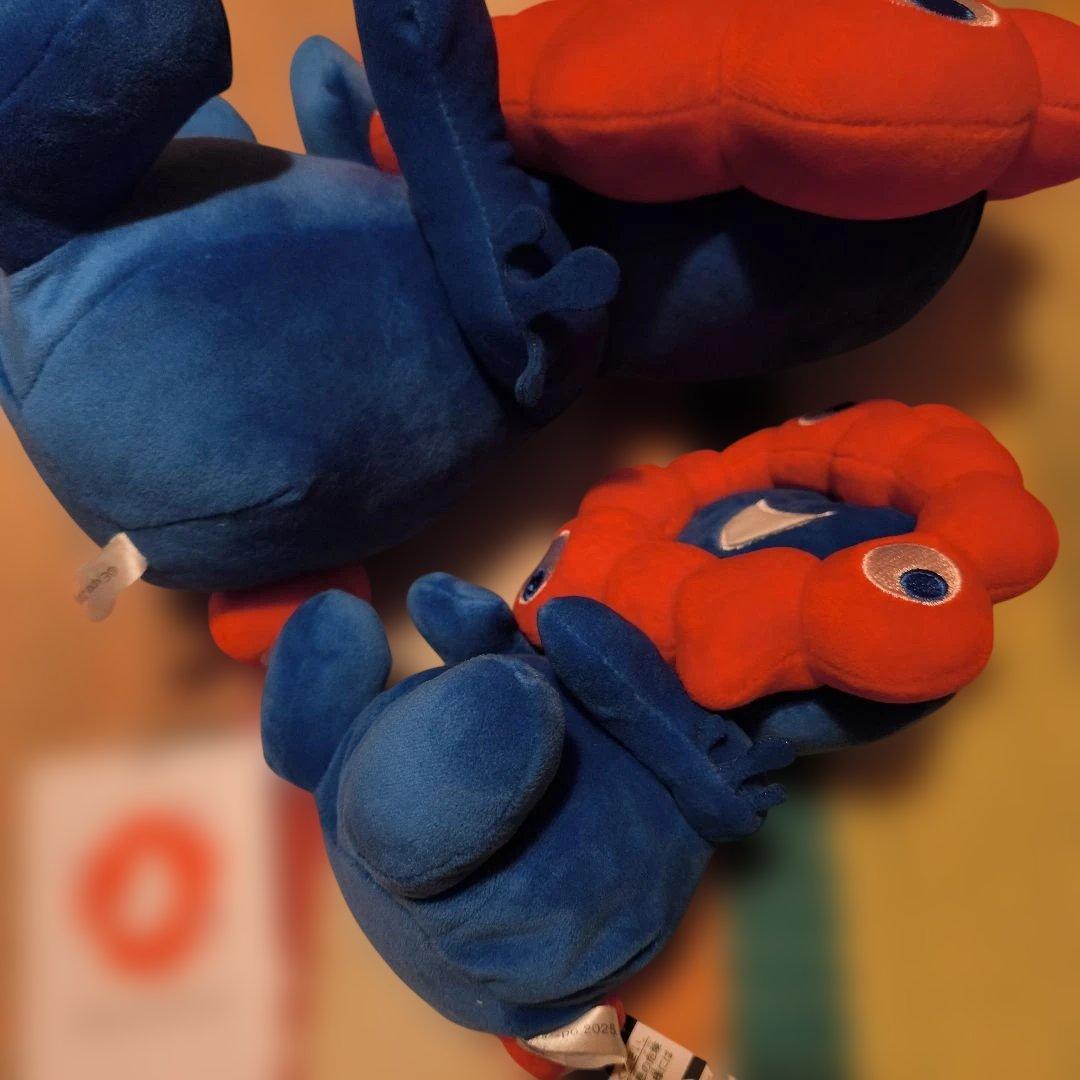 新品　ミャクミャク　お手玉風ぬいぐるみ　M&S 　2点セット