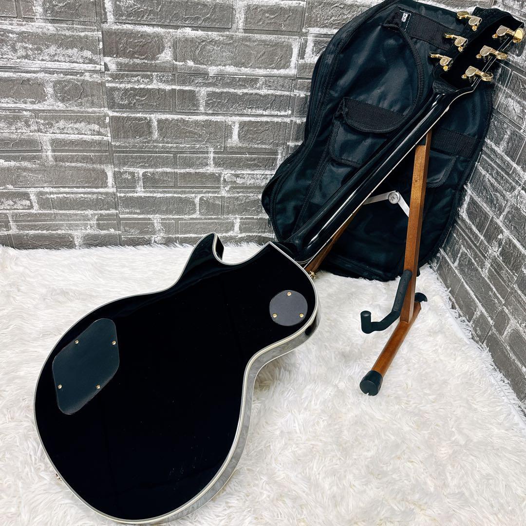 GrassRoots/グラスルーツ レスポールカスタム ブラック ソフトケース付
