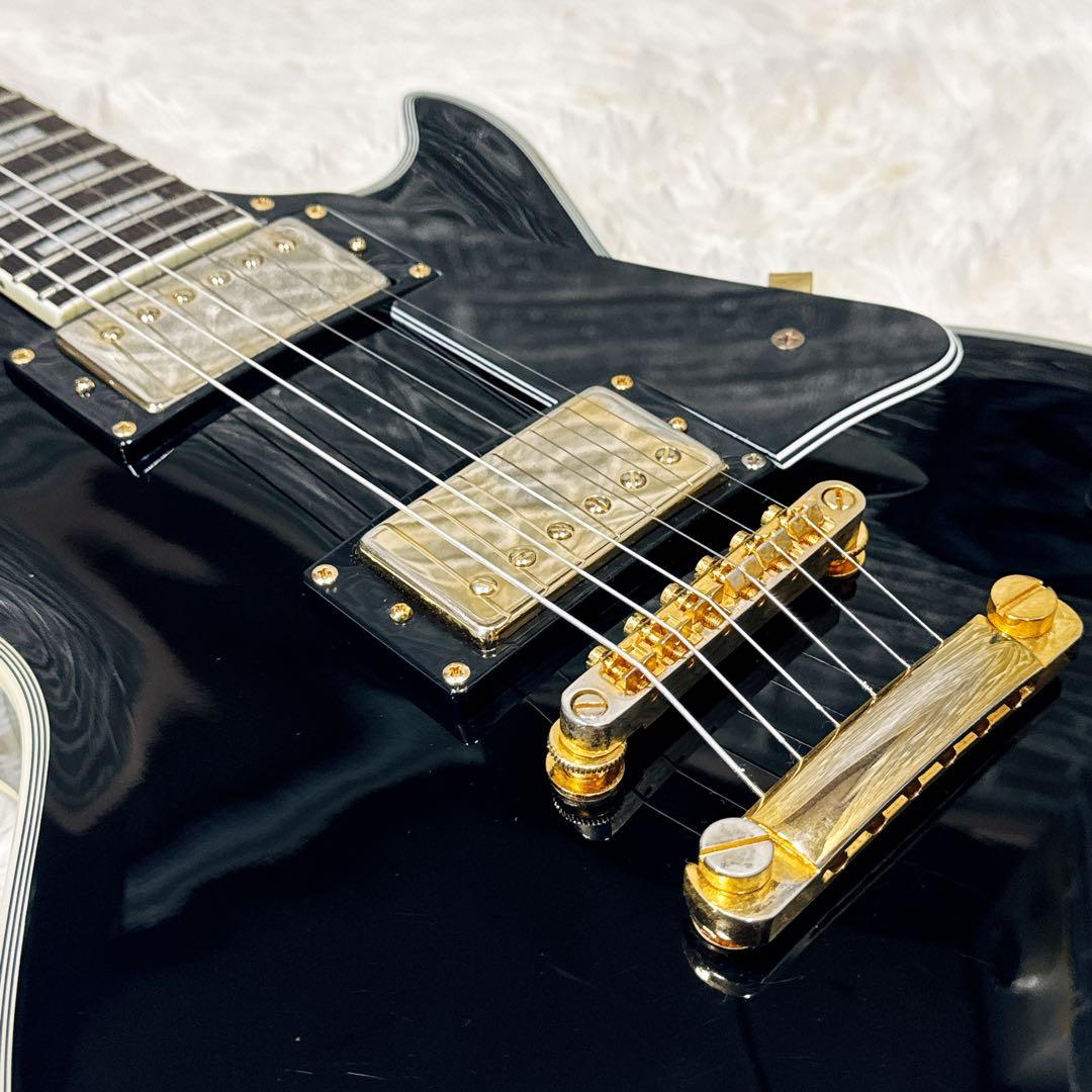 GrassRoots/グラスルーツ レスポールカスタム ブラック ソフトケース付