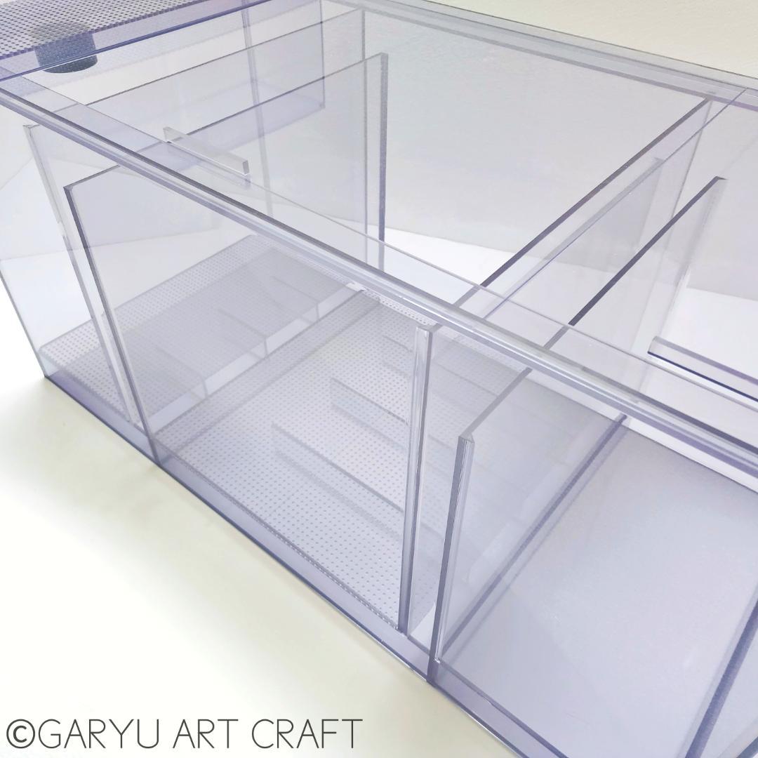 □大型3層式濾過槽□1500×450×450h□オーバーフロー水槽用□