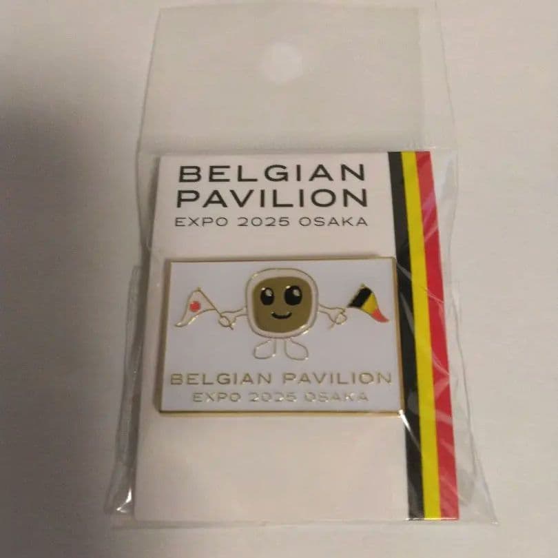 大阪関西万博　5種類　ピンバッジ　ベルギー　パビリオン　デザイン　オシャレ
