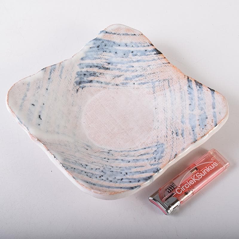 和食器 萩焼 吉田仙萩作 銘々皿 五客 共箱 C R8215B