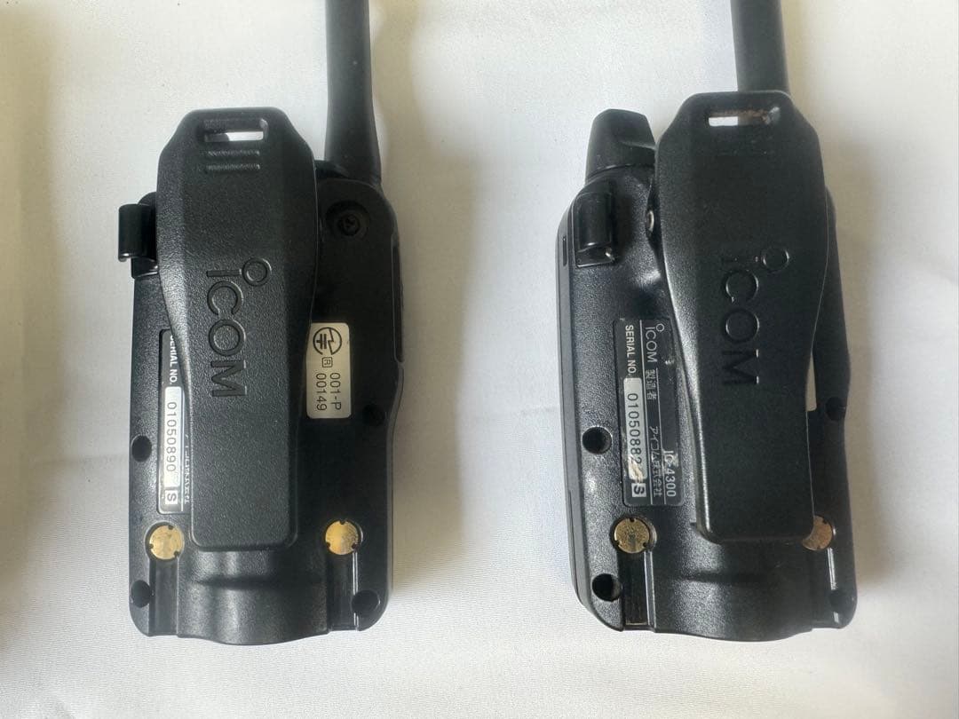 アイコム IC-4300 2台 BC-200 BC-186 充電器 無線機
