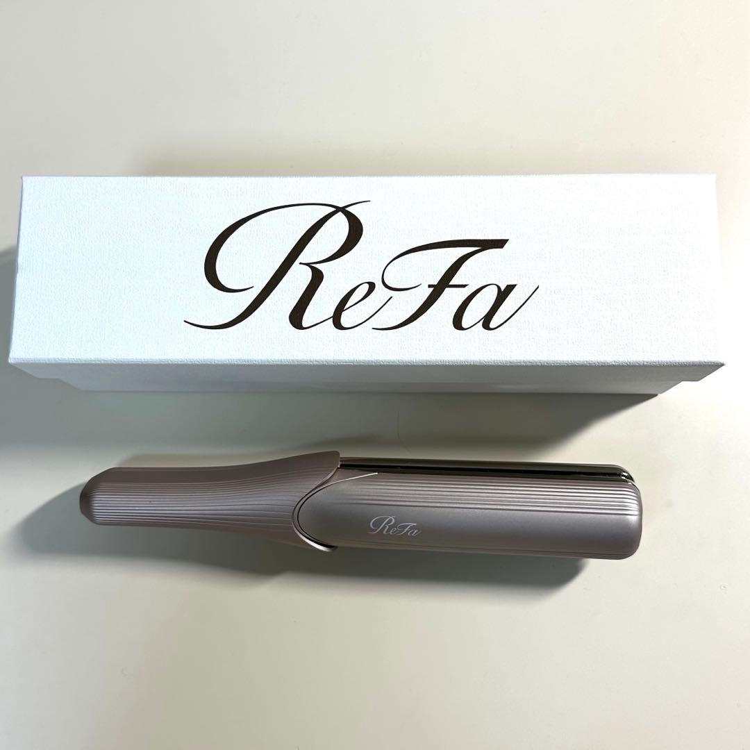 リファフィンガーアイロンst6 シャンパンゴールド 生え際まで、ニュアンスメイク「ReFa FINGER IRON ST 6（リファ