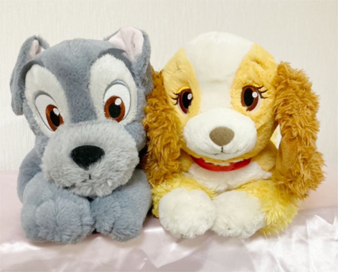 わんわん物語ヴィンテージぬいぐるみレディ&トランプ