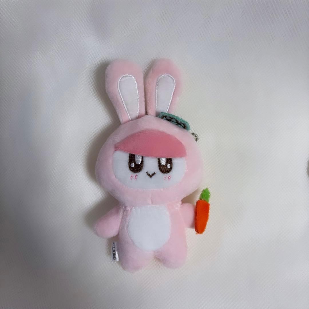 SEVENTEEN ボンボンイ うさぎ ぬいぐるみ ミンギュキーホルダー - メルカリ