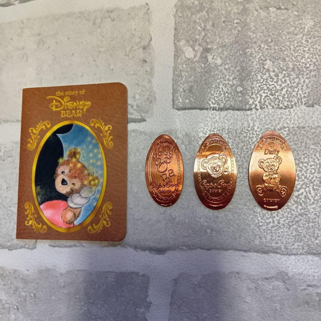 ディズニーベア ダッフィー タグ 絵本 スーベニアメダル 初期