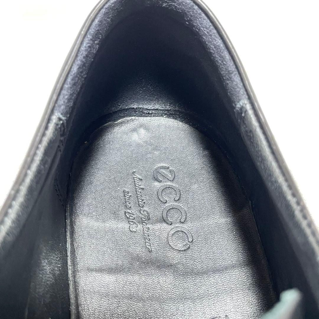 ★28.5㎝★ブラック フォーマル ビジネスシューズ エコー プレーントゥ