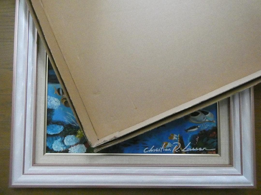 T.Y.様専用 クリスチャン・ラッセン「風景」サイン F8 額装済み 肉筆手描き