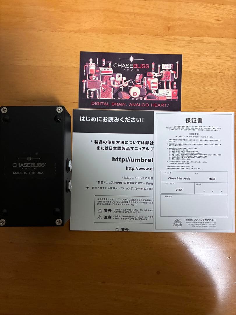 CHASEBLISS AUDIO WARPED VINYL (未使用に近い)