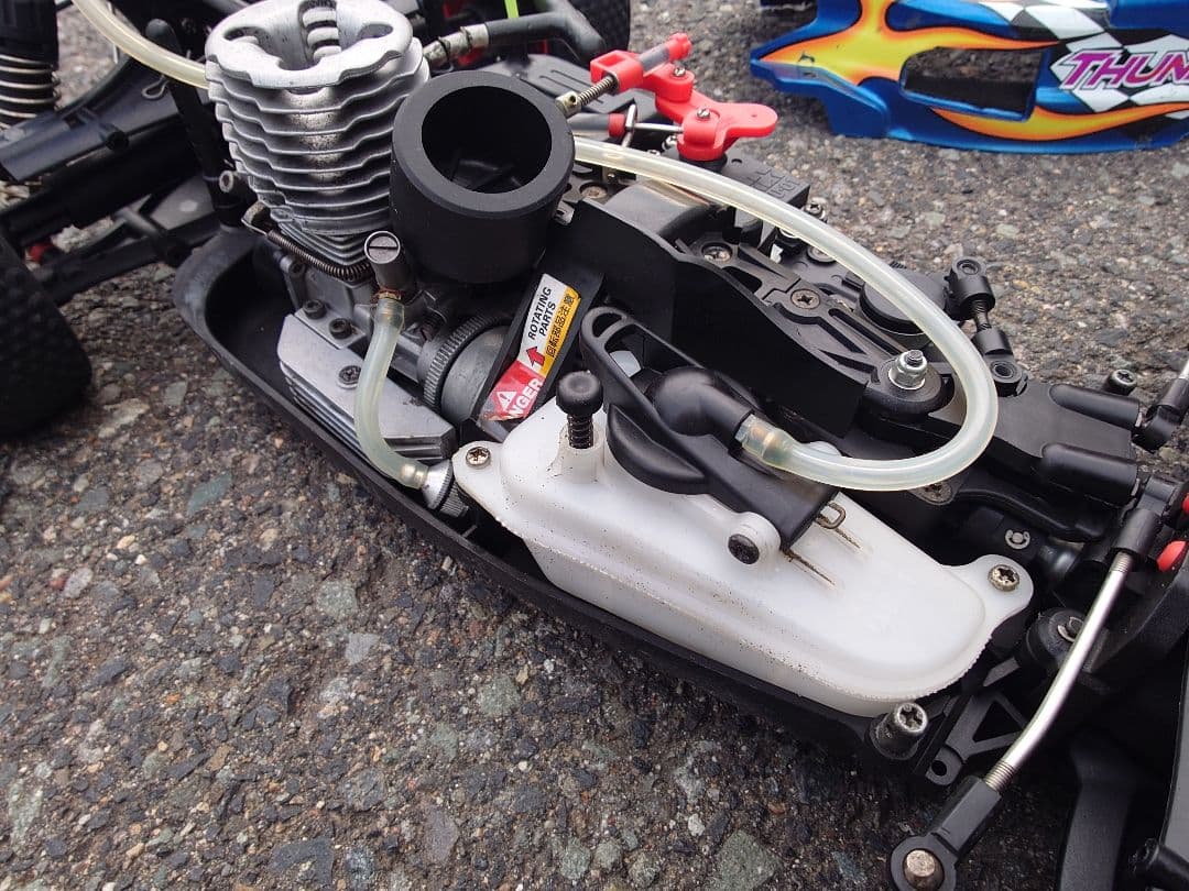 1/10 タミヤ4WDエンジンバギー即走行可