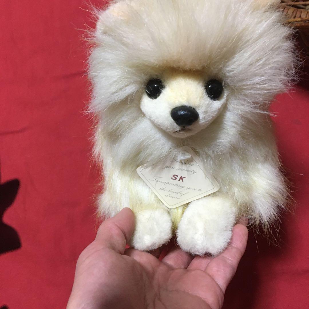 レトロぬいぐるみ　子犬　リアルぬいぐるみ　四季オリジナルぬいぐるみ　ポメラニアン