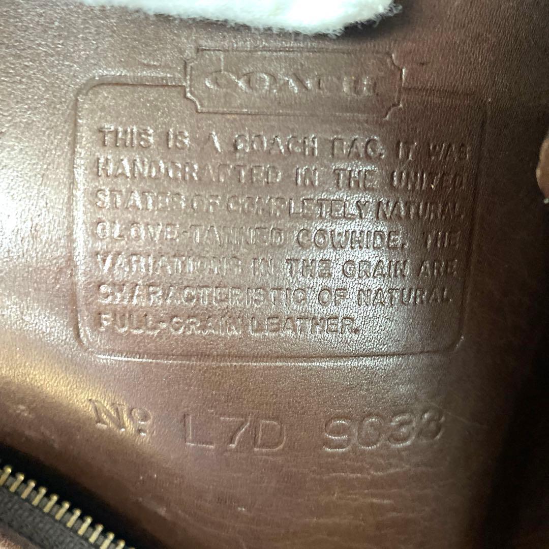 #オールドコーチ　ハンドバッグ　ブラウン　OLD COACH ワンショルダー