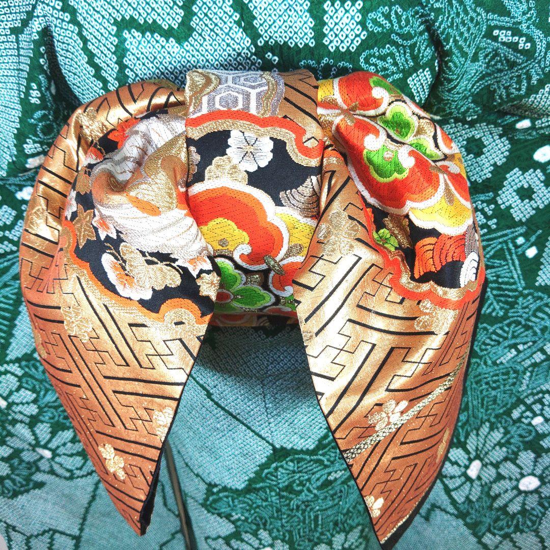 格安！ 振袖フルセット 7点 成人式 結婚式 前撮り 緑 グリーン 総絞り