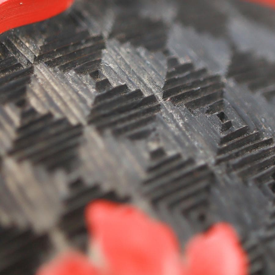 紫禁城 中国堆朱 七宝花瓶 25cm