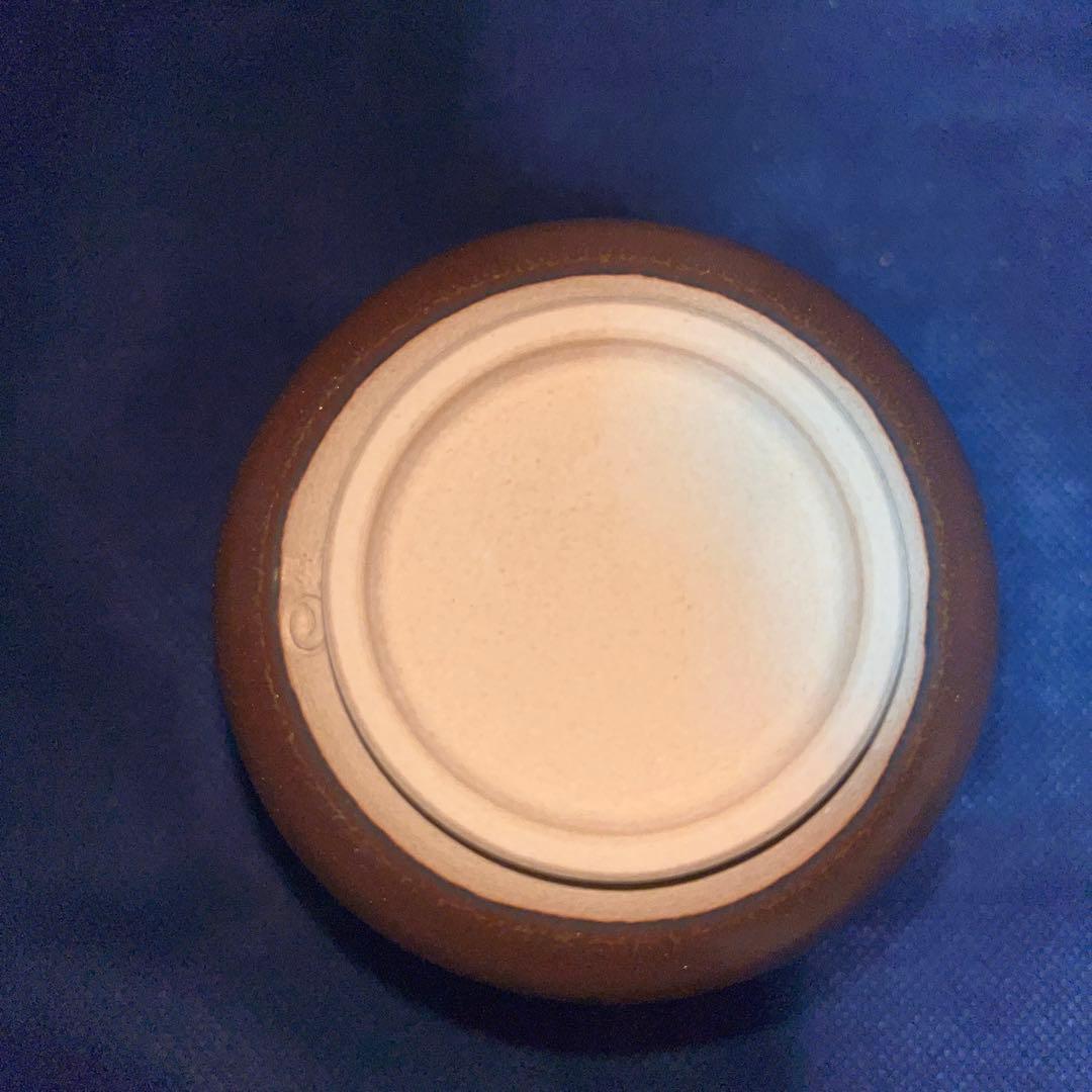 一輪差し／上野焼花入／光修造／鉄釉