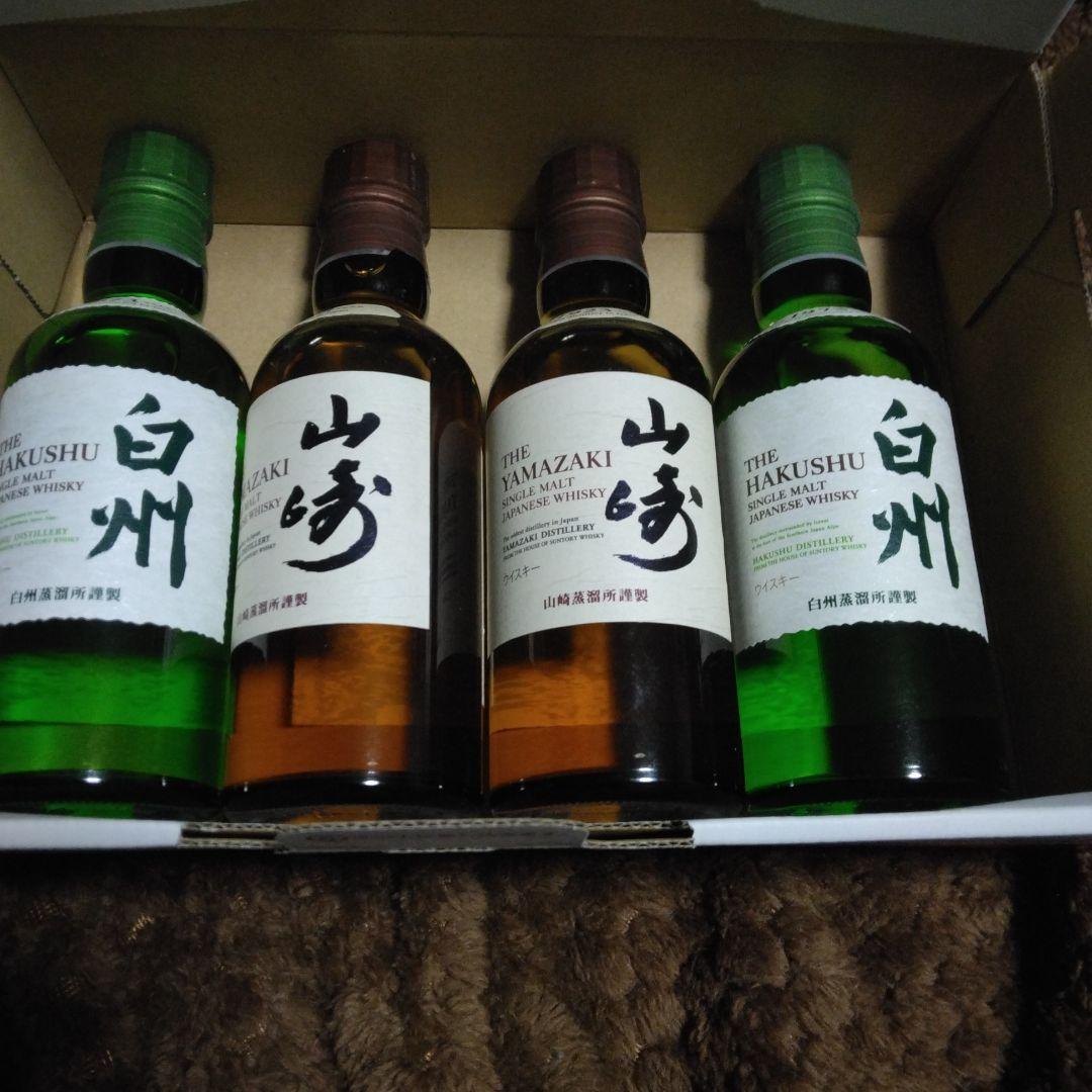 山崎ウイスキー、白州ウイスキー180ml