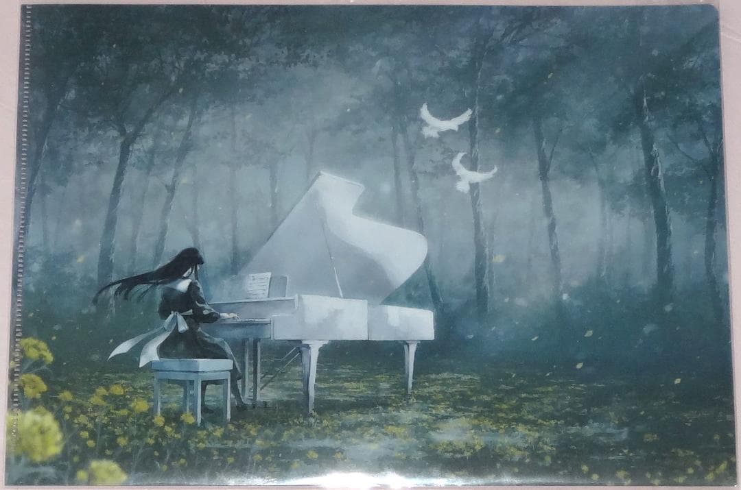 FLOWERS A4クリアファイル Innocent Grey