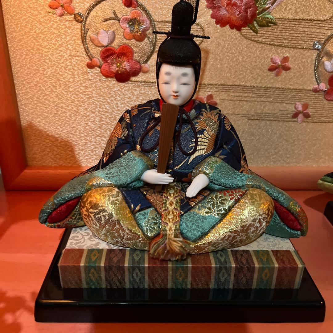 雛人形　木目込み　親王飾り