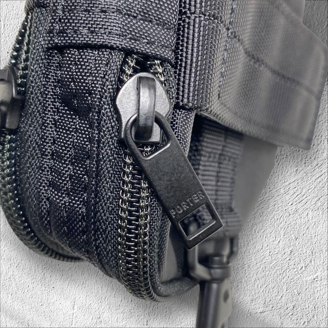 ポーチのみ PORTER ショルダーポーチ ブラック フラッシュ ポーチ 黒