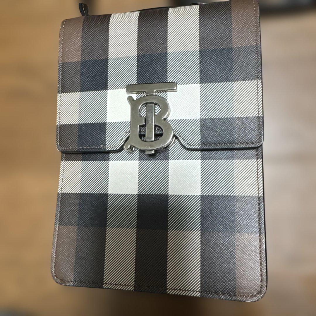 s*i様 Burberry チェック柄 ショルダーバッグ　TB