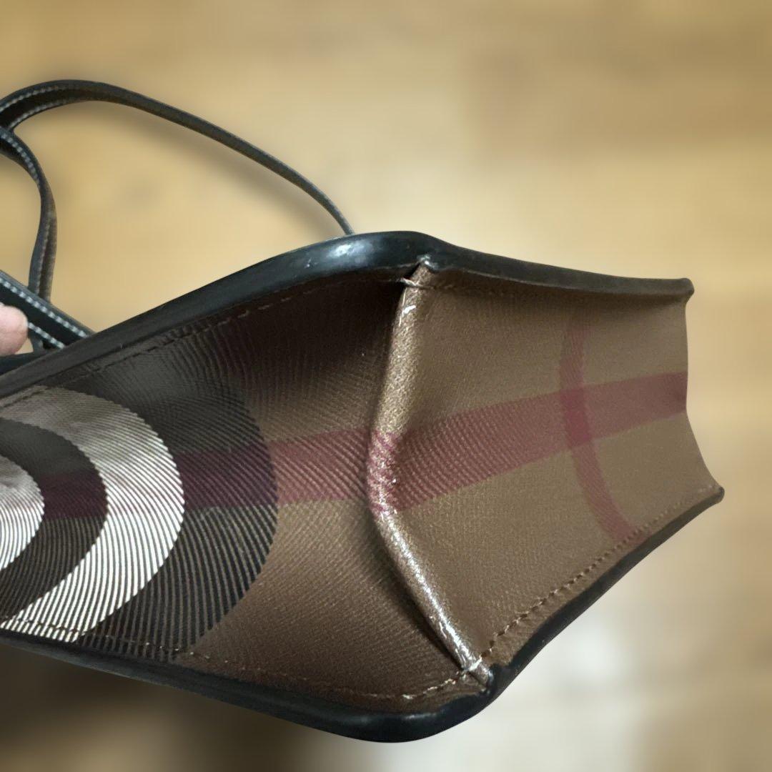 s*i様 Burberry チェック柄 ショルダーバッグ　TB