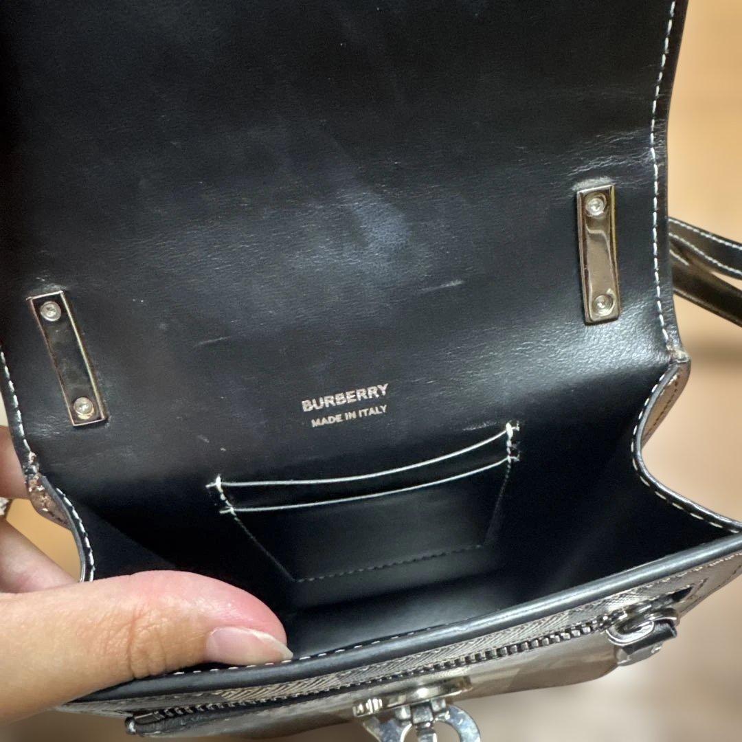 s*i様 Burberry チェック柄 ショルダーバッグ　TB