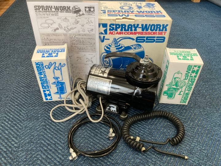 タミヤ ダイヤフラム式コンプレッサー/SW-653 - メルカリ