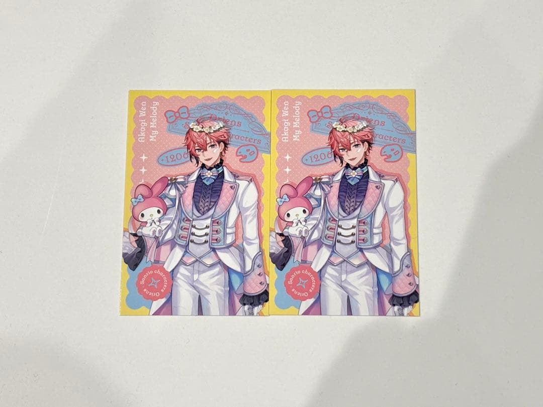 Oriens×サンリオキャラクターズ】赤城ウェン 2枚セット - メルカリ