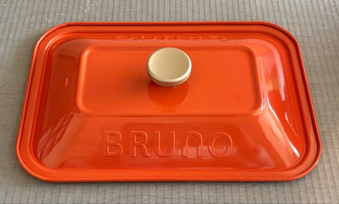 BRUNO ホットプレート オレンジ - メルカリ
