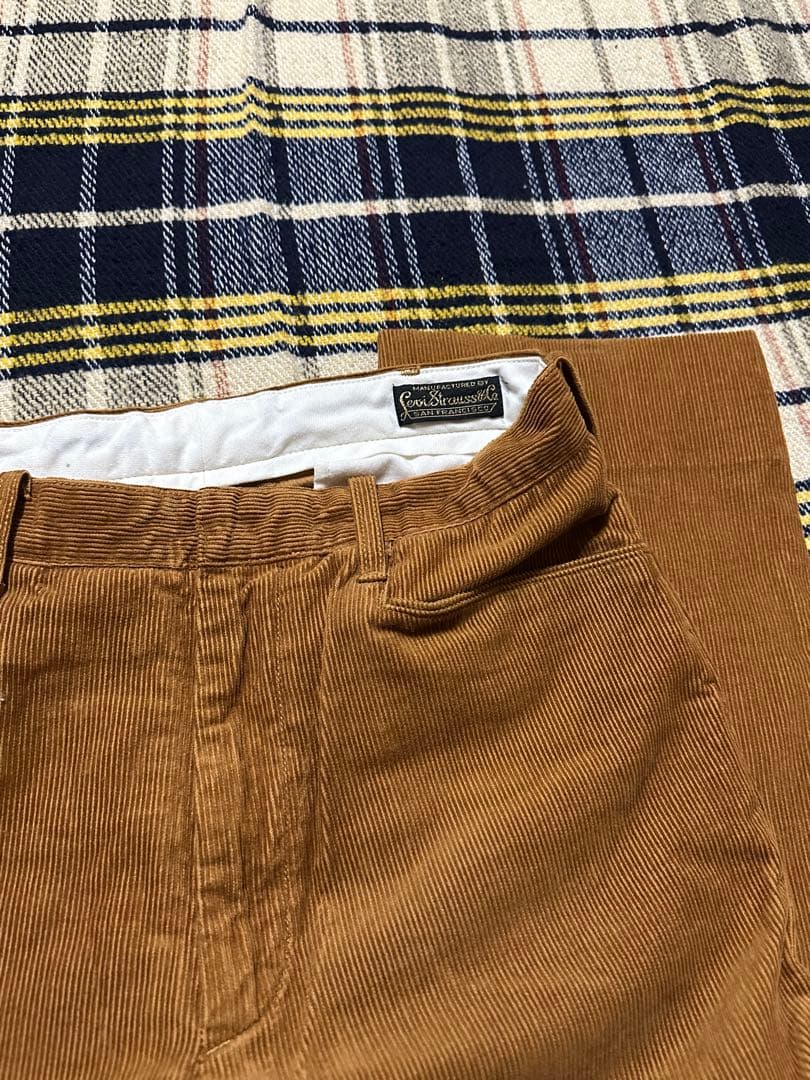 LEVI’S ブラウン コーデュロイ ジャケット・パンツ セットアップ