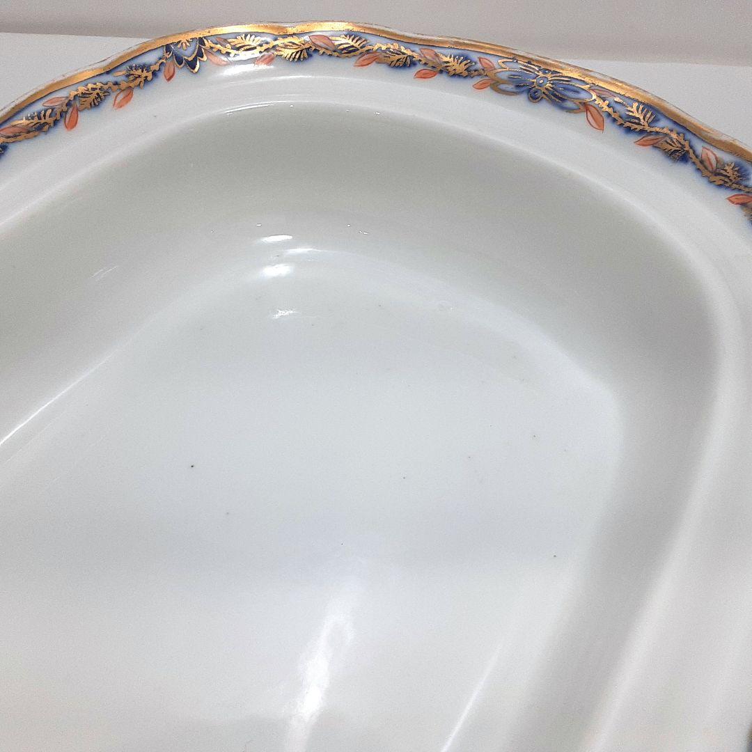 s144-2 オールドマイセン ボタン双剣 朱金オニオン ベジタブルボール