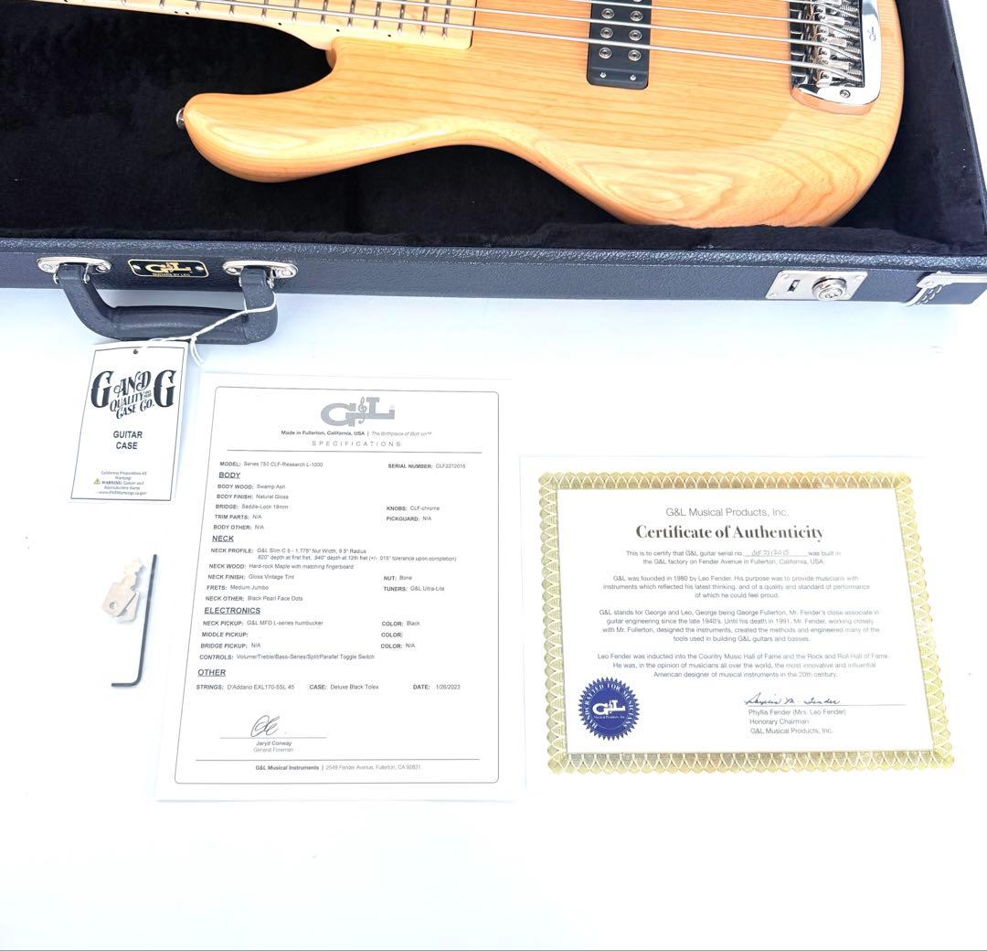極上品】G&L USA L-1000 L•1000 5弦ベース エレキベース