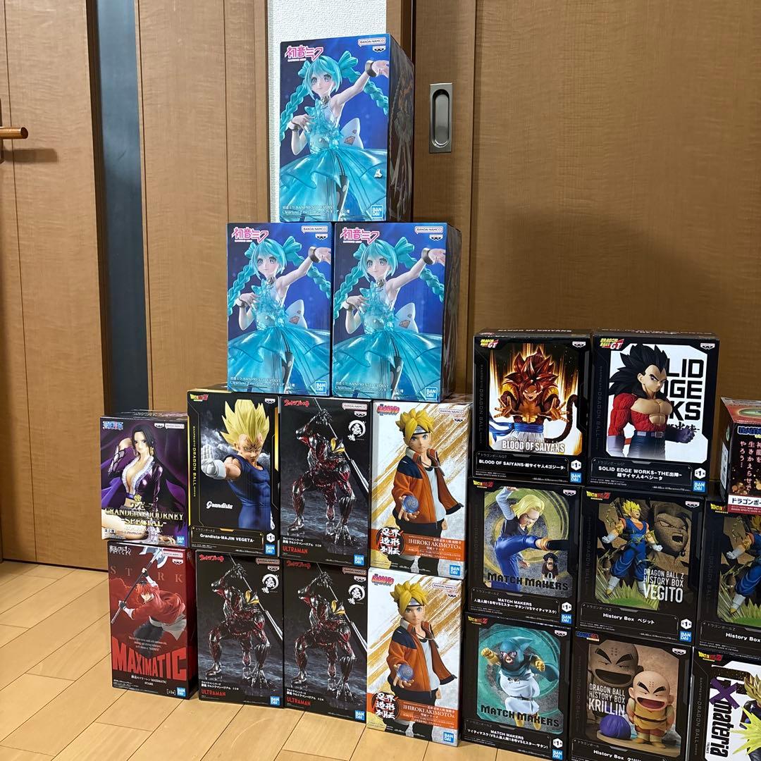 アニメキャラクター プライズフィギュア コレクション27個まとめ売り まとめ割】プライズフィギュアまとめ売りセット - メルカリ