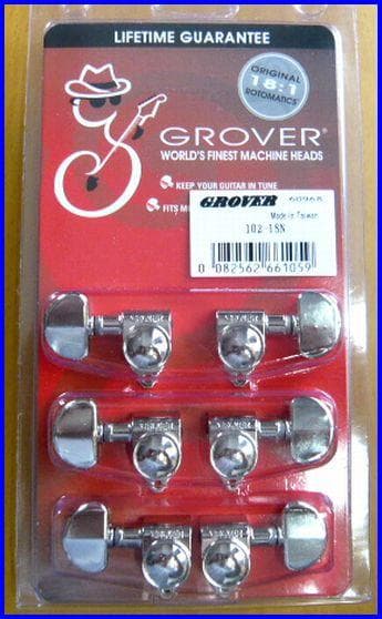 GROVER 102-18N LPタイプペグセットグローバー3x3ニッケル新品