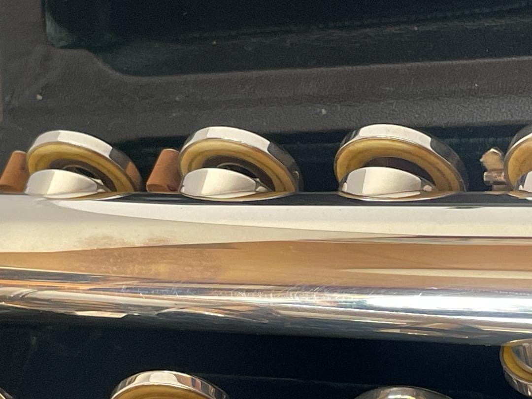 パール フルート 総銀製 マエスタ ソルダード インライン Ｅメカ付き