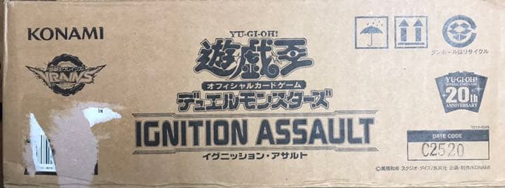 遊戯王 アジア版 イグニッションアサルト カートン 未開封