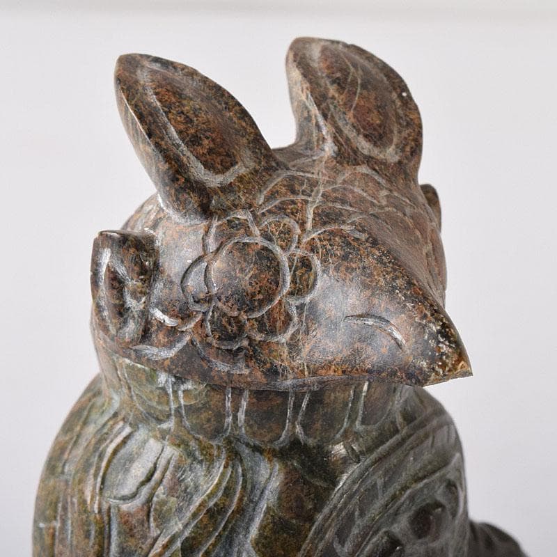 中国 玉石彫刻 神獣型壷 V R8307