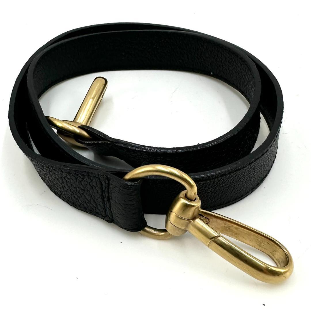 GUCCI グッチ バンブー 巾着 2way ハンドバッグ ショルダーバッグ 黒