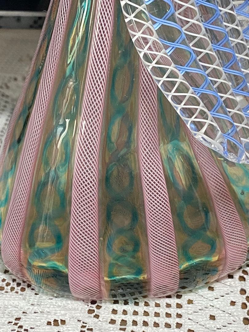 ♦️珍物レア物ムラーノ島 ムラーノグラス マリア像人形 イタリア