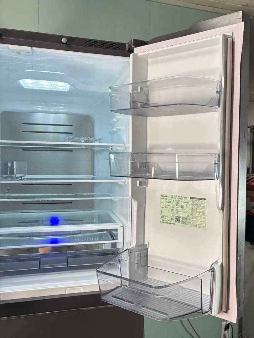 大活躍✨】TOSHIBA 600L 冷蔵庫 良好 2022年製 自動ドア