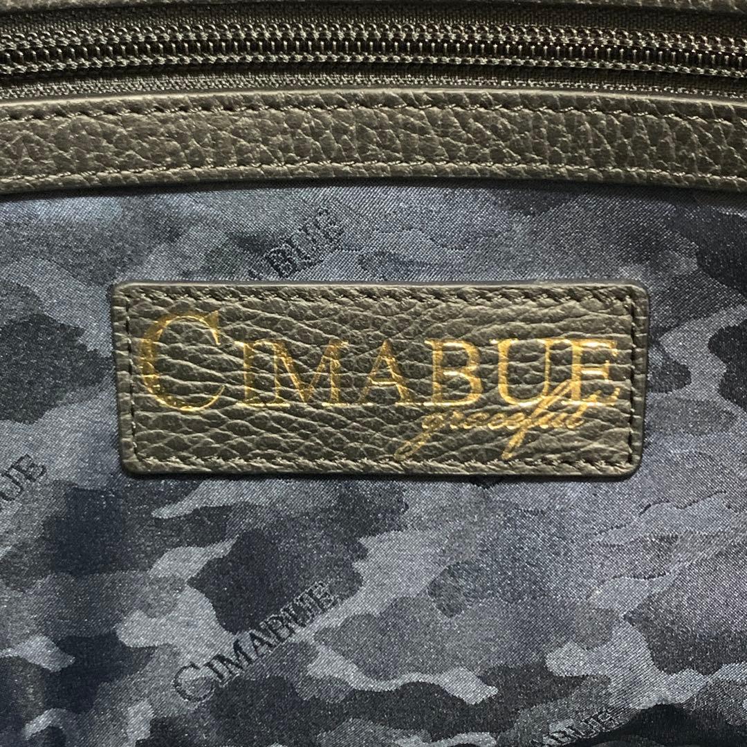 美品 CIMABUE ビジネスバッグ ショルダーストラップ 大容量 金金具