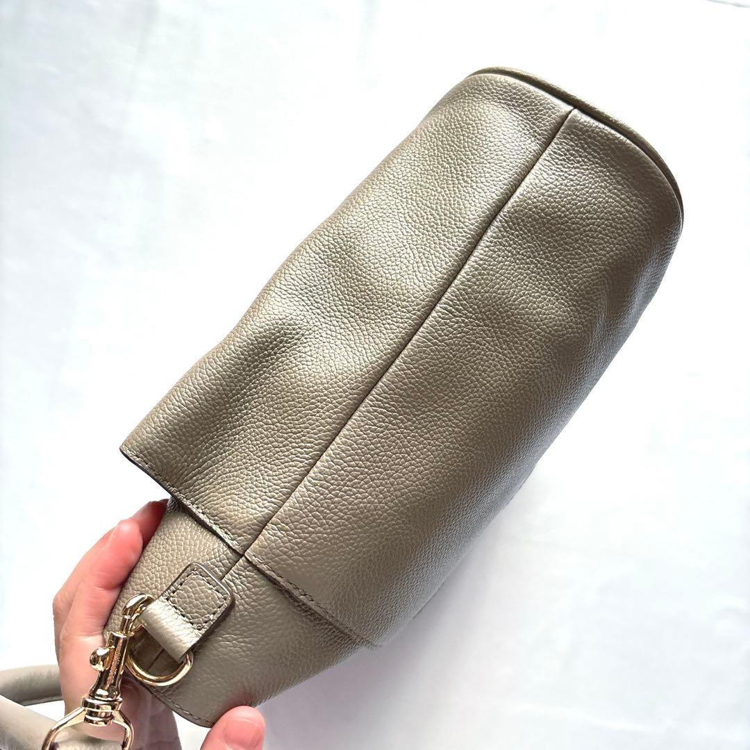 【美品】ATAO アタオ ニューウィークエンド バッグ トープ 牛革 レザー