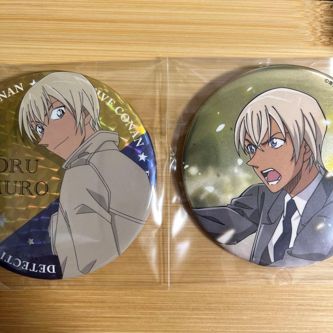 名探偵コナントムスカントリー安室透降谷零缶バッジ4個セット