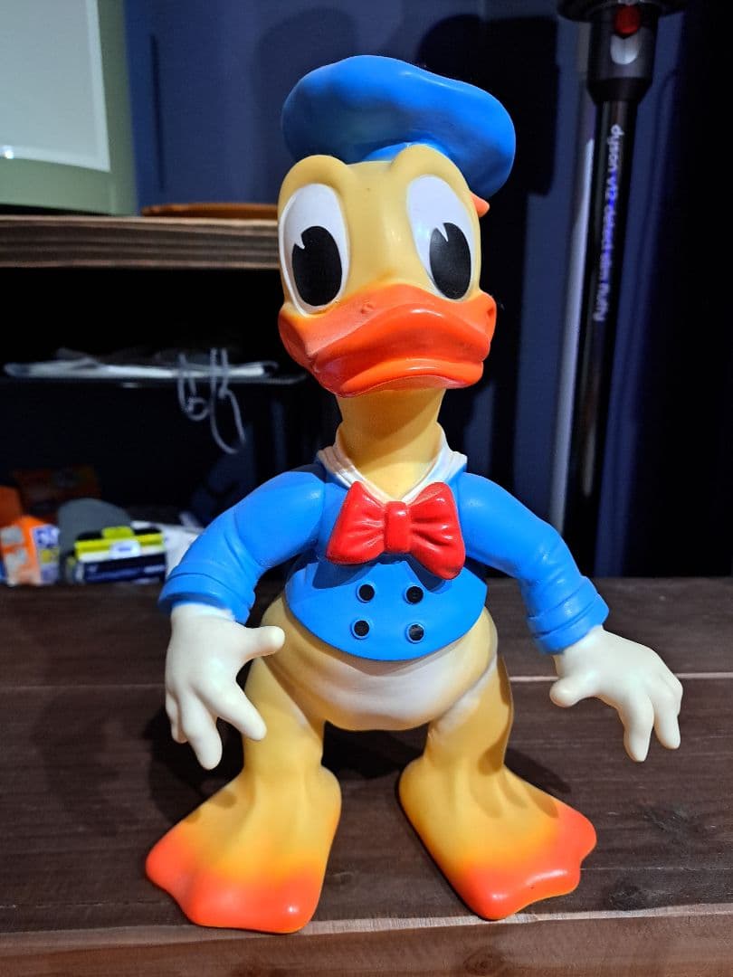 レドラプラスチック ドナルドダックとスクルージ ソフビ