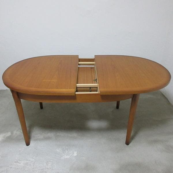 イギリス ビンテージ 家具 ダイニングテーブル エクステンション 英国6013e