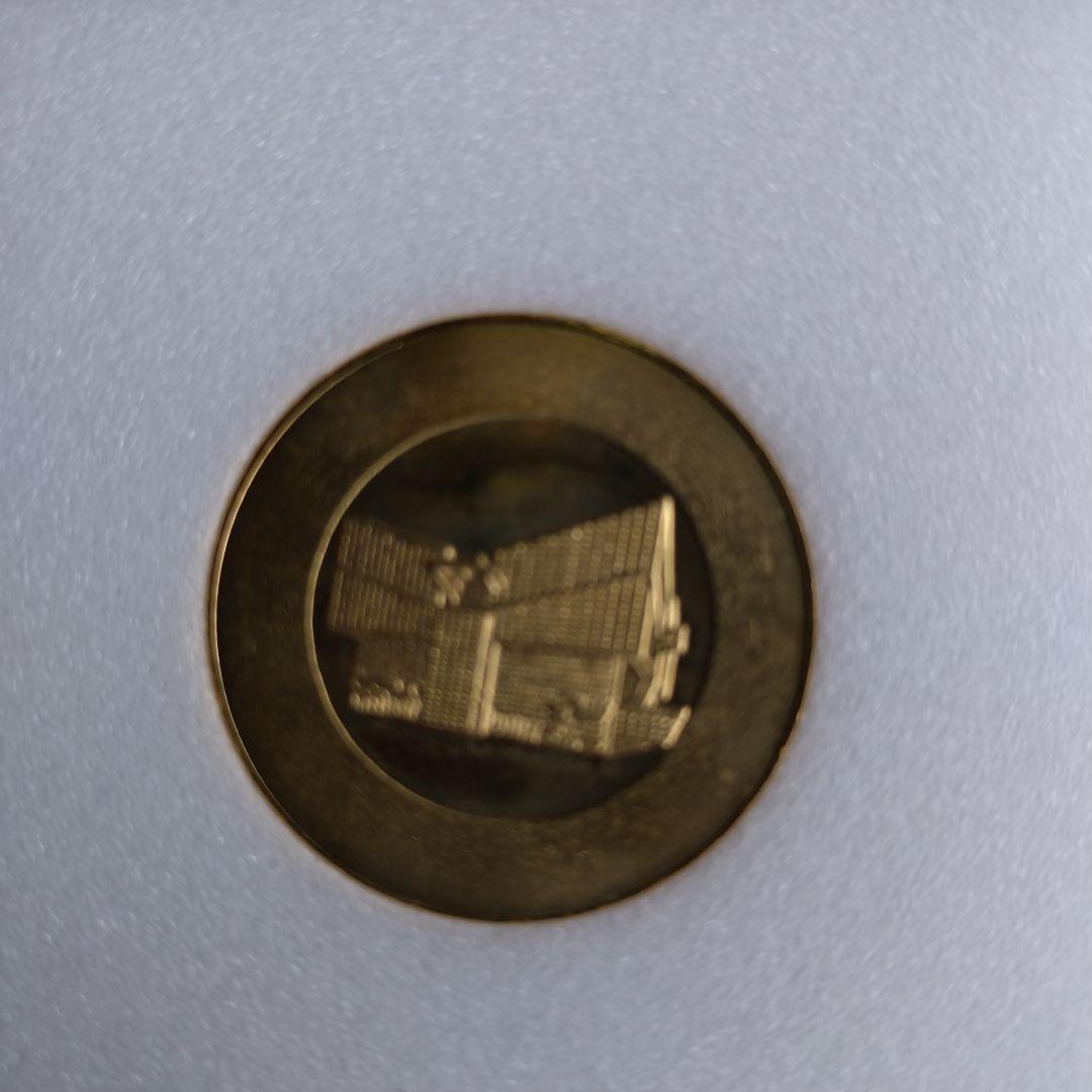 当時物コインメダル 大阪海遊館ジンベエザメケ―ス付き 記念メダル茶平