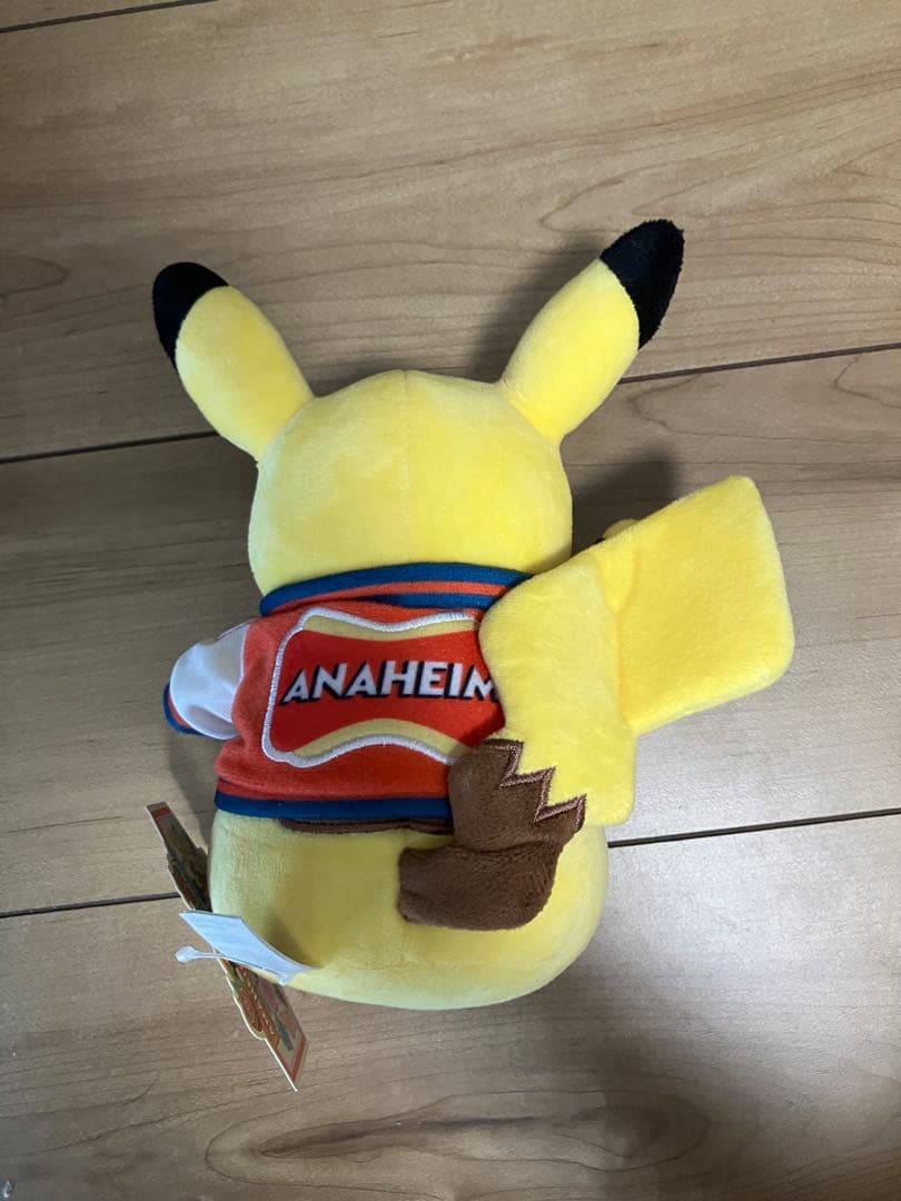 WCS2025】アナハイム限定 ピカチュウ ぬいぐるみ ポケモンオレンジ