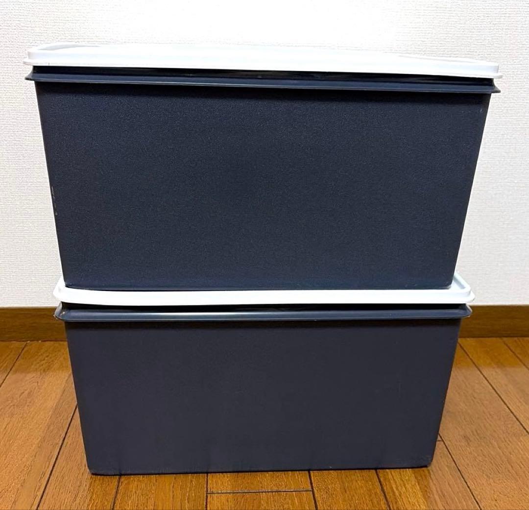 美品 タッパーウェア ディープスーパーケース 2個セット - メルカリ