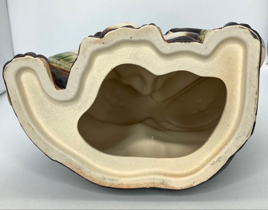 信楽焼 家族仲良しタヌキ /陶器 縁起物 たぬき 置物 未使用品